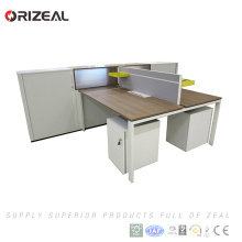 Modern open design office computer workstation desk